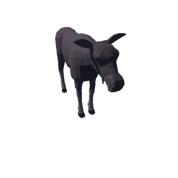 LowPoly_Moose_cow_4