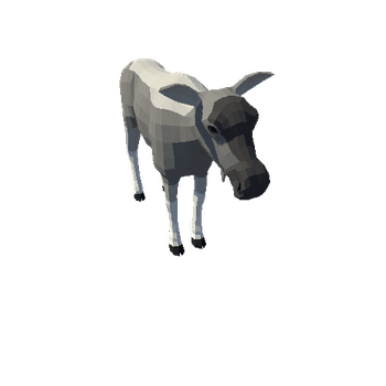 LowPoly_Moose_cow_7