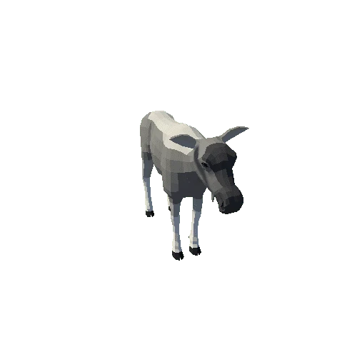 LowPoly_Moose_cow_7