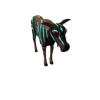 LowPoly_Moose_cow_9