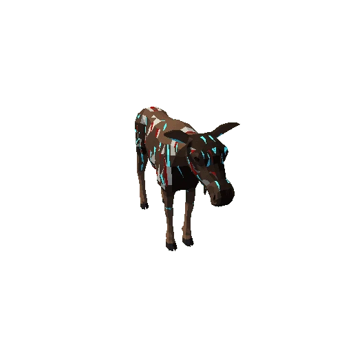 LowPoly_Moose_cow_All