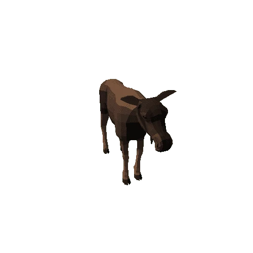 LowPoly_Moose_cow_IP