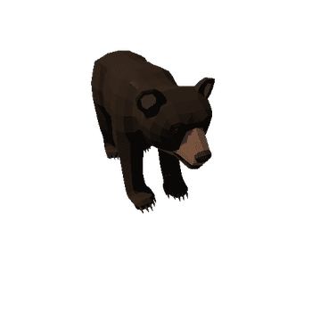 LowPoly_Bear_cub_02