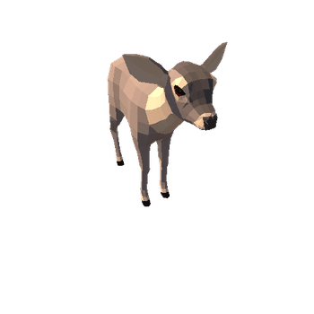 LowPoly_Deer_Calf_11