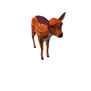 LowPoly_Deer_Calf_2