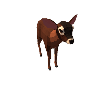 LowPoly_Deer_Calf_3