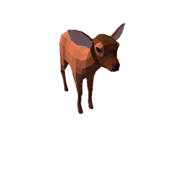 LowPoly_Deer_Calf_5