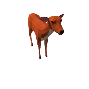 LowPoly_Deer_doe_1