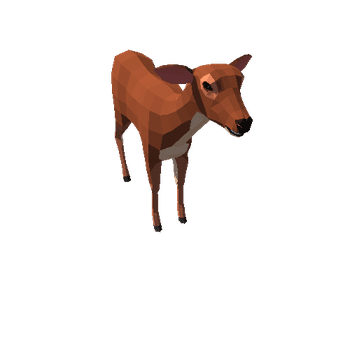 LowPoly_Deer_doe_4