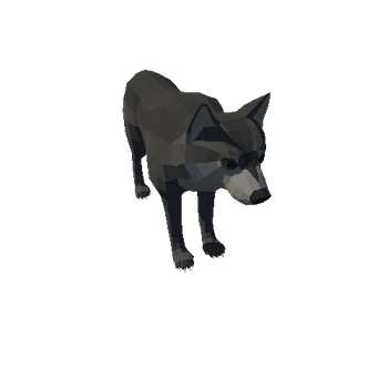 LowPoly_Wolf_1