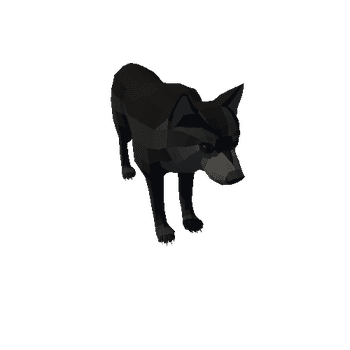 LowPoly_Wolf_3