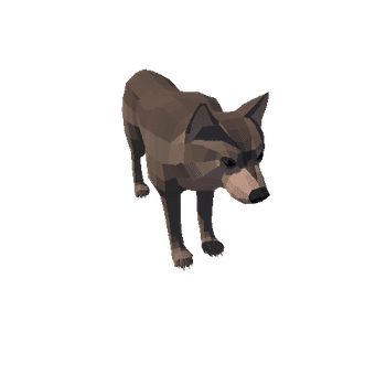 LowPoly_Wolf_5