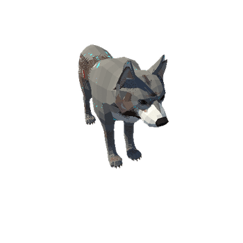 LowPoly_Wolf_All
