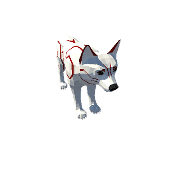 LowPoly_Wolf_Cub_10