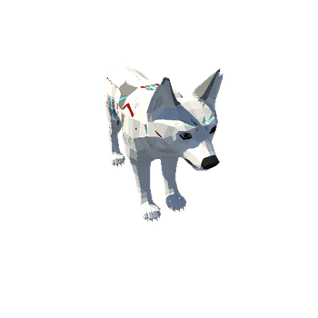 LowPoly_Wolf_Cub_All