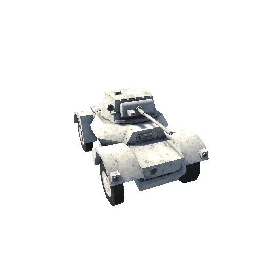 Daimler_Armoured_Car_White