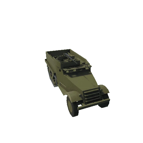 M3A1_Halftrack_Green