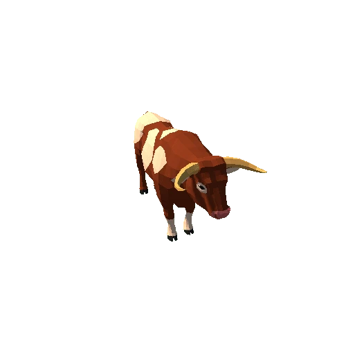 LowPoly_Bull_2