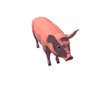 LowPoly_Pig_1