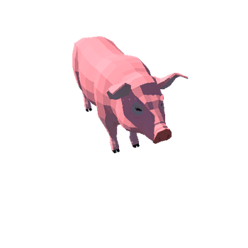 LowPoly_Pig_11