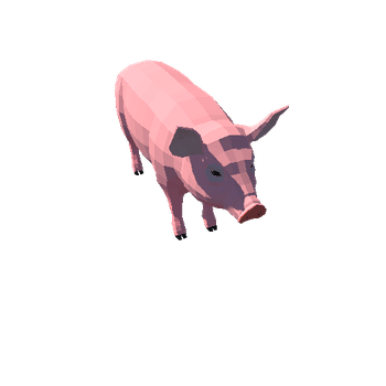 LowPoly_Pig_3