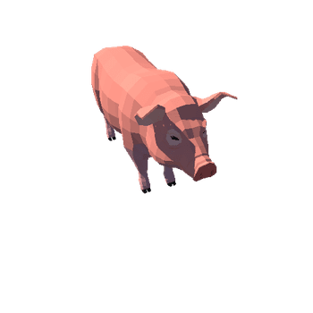 LowPoly_Pig_9