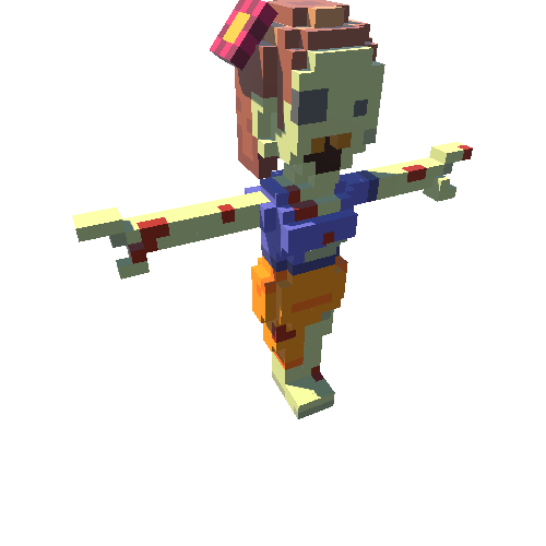 12_ZombieWoman_Rig