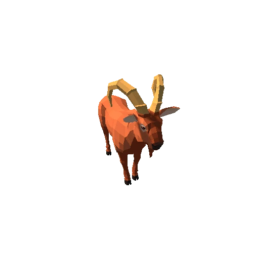 LowPoly_Goat_Male_7