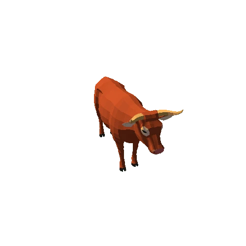 LowPoly_Cow_1