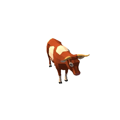 LowPoly_Cow_2