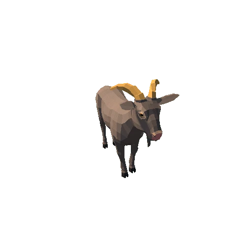 LowPoly_Goat_Male_3