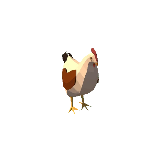 LowPoly_Hen_4