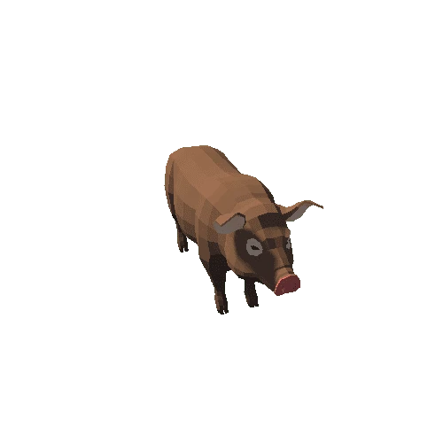 LowPoly_Pig_13