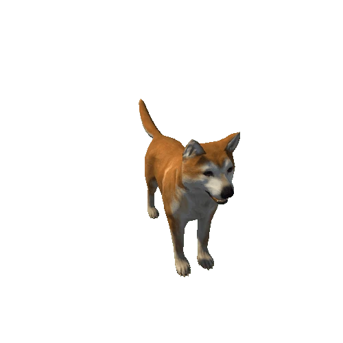 Akita_LowPoly