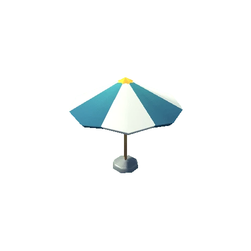 umbrella_round_white_blue