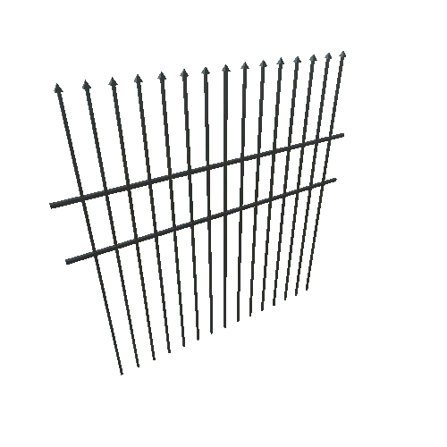 Fence_2_5m_Line_Pillar_Metal