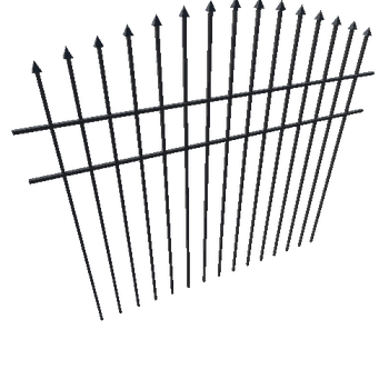Fence_2m_Curved_Pillar_Black_1