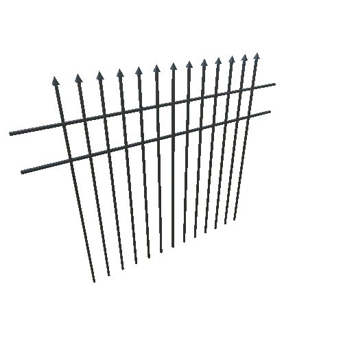 Fence_2m_Line_Column_Metal