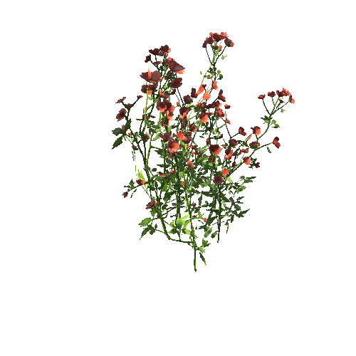 FlowersRed_Clump_B