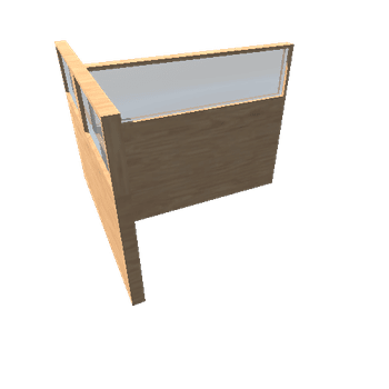 Cubicle_TWall_WoodBright