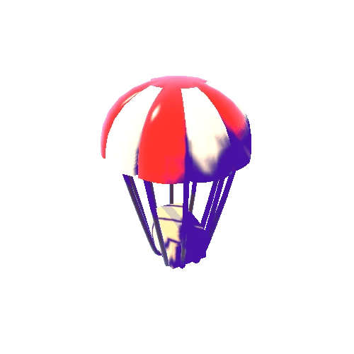 ParachuteWithParcel_stylizedToonyShader