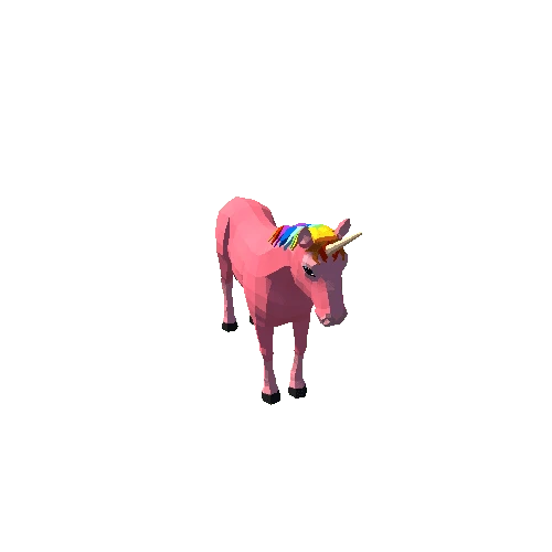 LowPoly_Unicorn_4