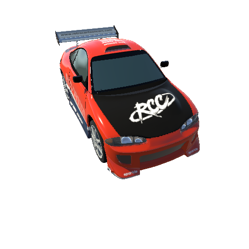 GSX_MOBILE_RED Cartoon Street Race Car