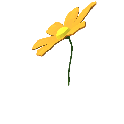 PP_Daisy_Flower_Orange_01