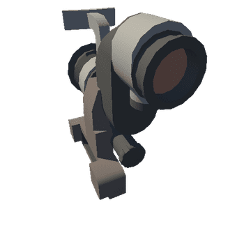 Rocketlauncherscope LOW POLY GUNS' ATTACHMENTS & OPTICS