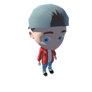 m_4 Low poly characters 2 01A
