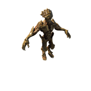 BaseMesh_Spiked_Monster_Green