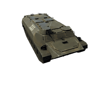 MTLB Russian Military Vehicles Low Poly game ready pack