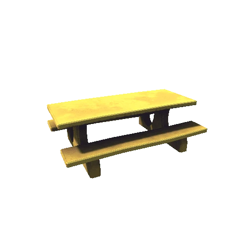 PicnicTable_yellow_prefab