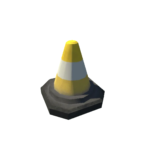 RoadCone01_yellow_mat